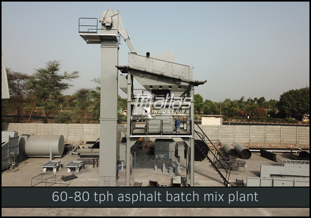 60-80 tph asphalt batching plant