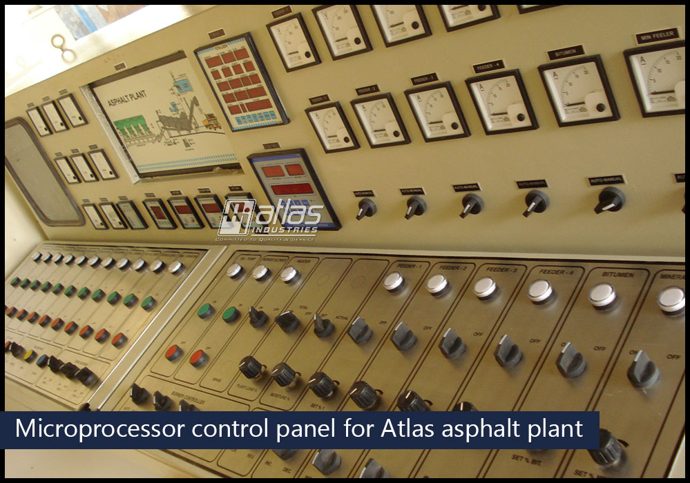 Asphalt PLC Control Panel