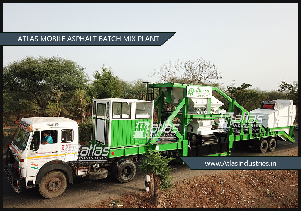 Advantages of Atlas mobile asphalt batch plants