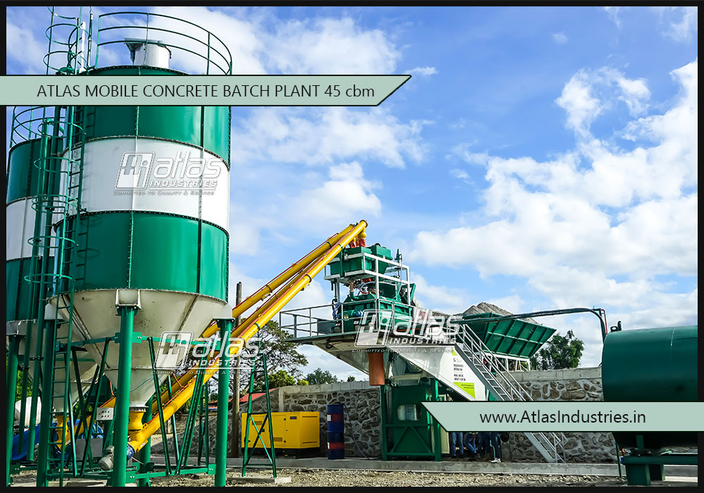 mobile concrete plant helping construction company in Philippines