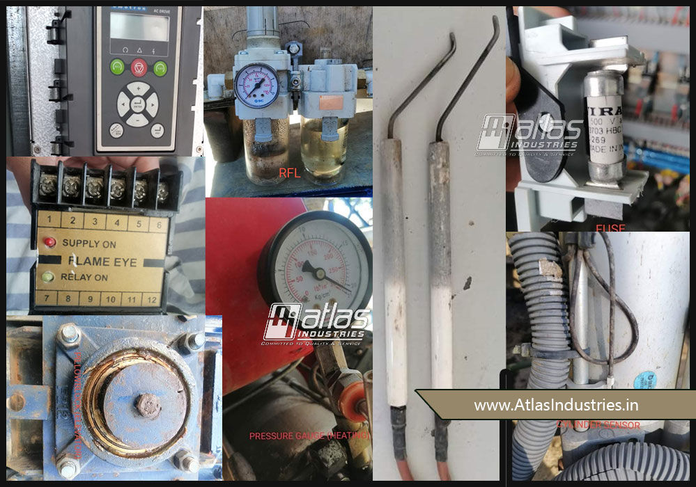 stock asphalt plant spares