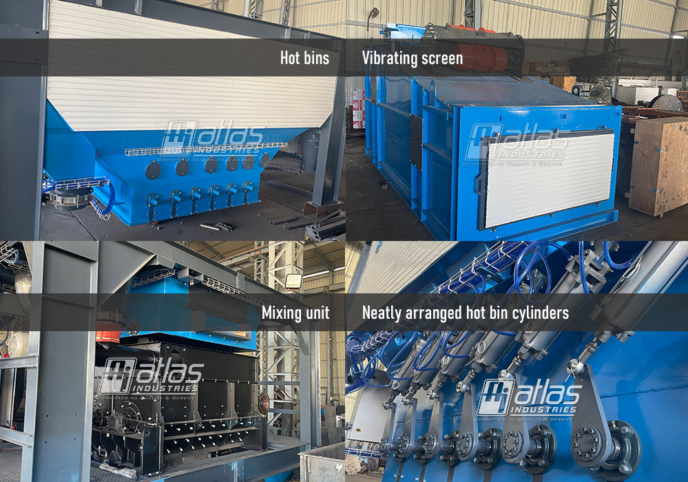 160 tph asphalt mixing plant Russia