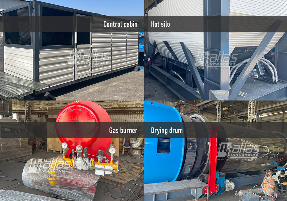 160 tph batch asphalt plant Russia