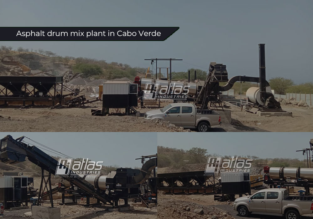 40-60 tph drum mix plant in Capo Verde