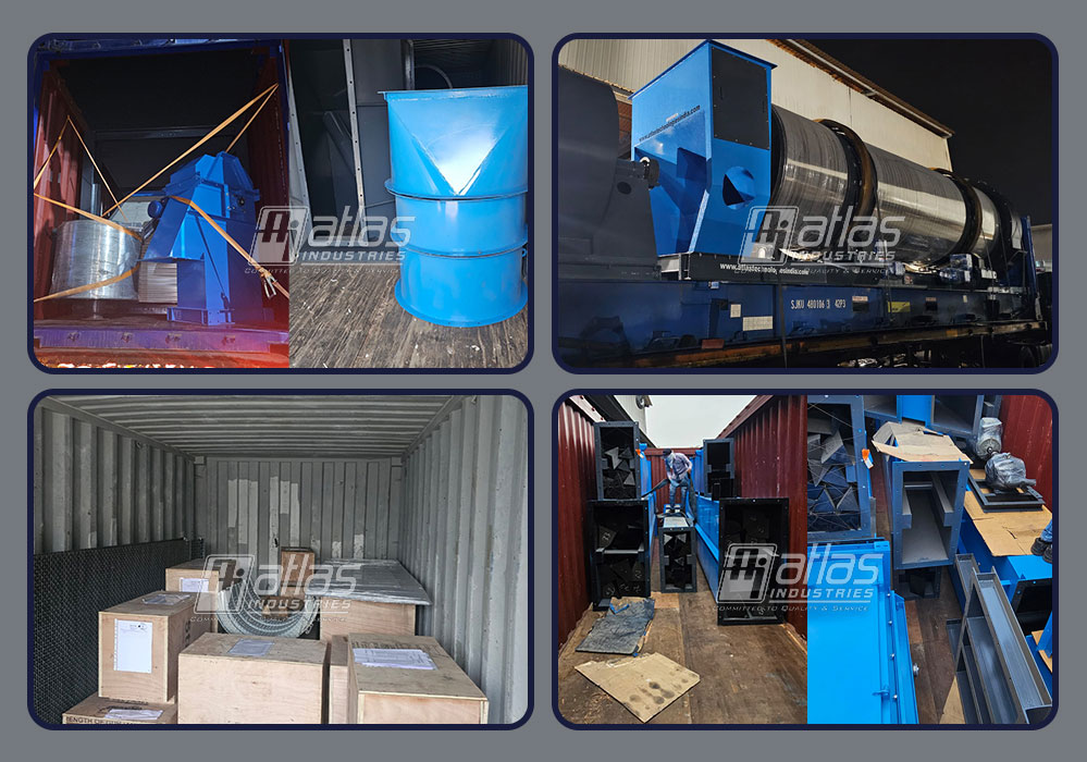Atlas asphalt batch mix plant dispatch to Saudi Arabia