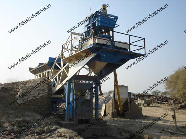 20 m3/hr. concrete plant in Baran, Rajasthan