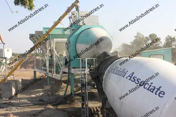 Concrete plant of capacity 20 m3/hr. installed near Mundra, Gujarat