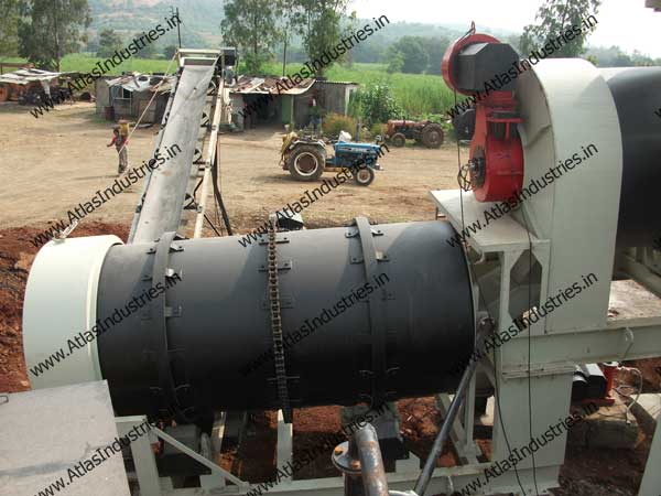 Double drum type asphalt drum mix plant in Kolhapur, India
