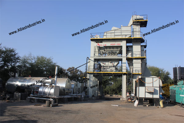 Asphalt batch mix plant, India - 160 tph