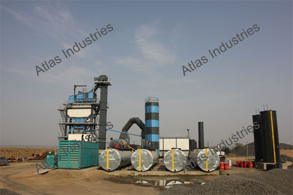 260 tph asphalt batch mix plant