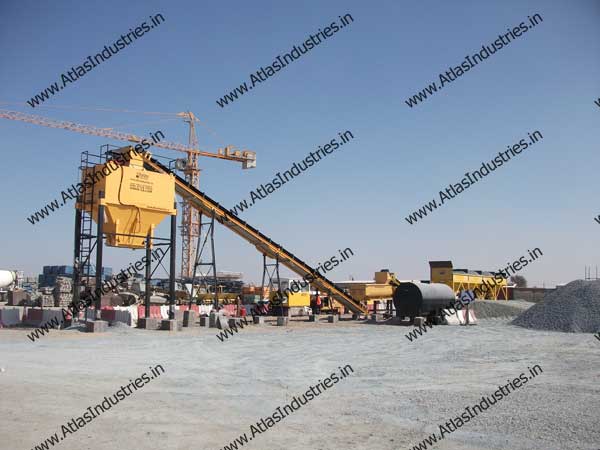 Wet mix macadam plant installed in Dubai, UAE