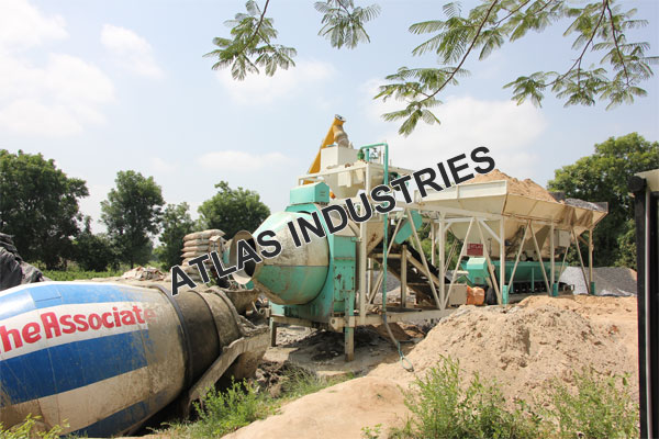 18-20 m3/hr. portable concrete plant Near Mehsana