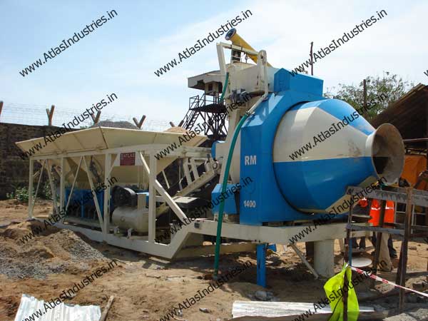 15 cum/hr. ready mix concrete plant in Chennai, India