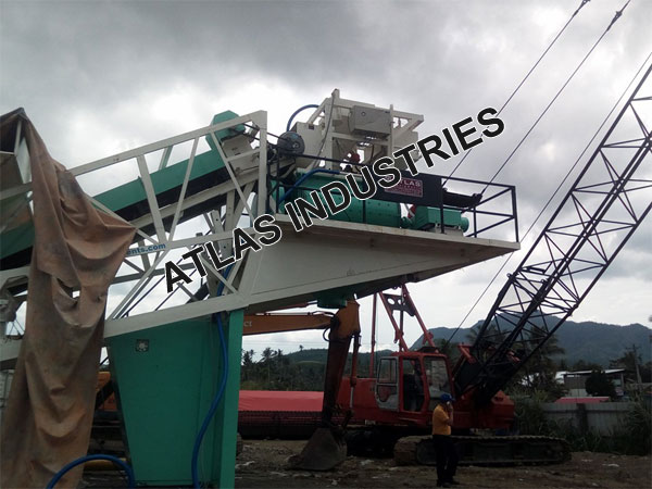 Mobile concrete plant 30 cum Philippines