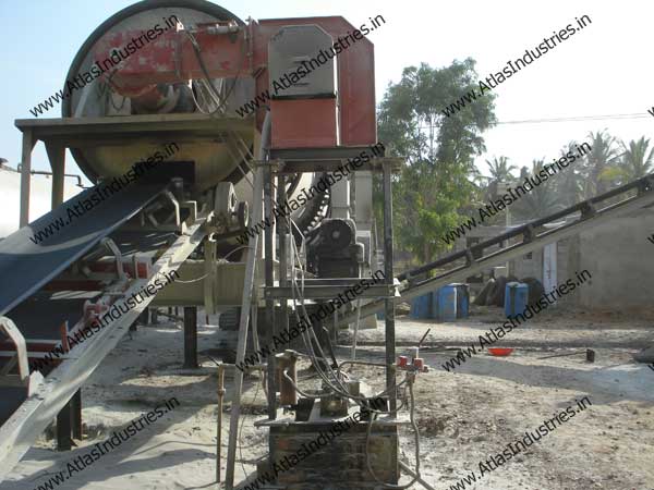 Asphalt drum mix plant installed near Bangalore, India