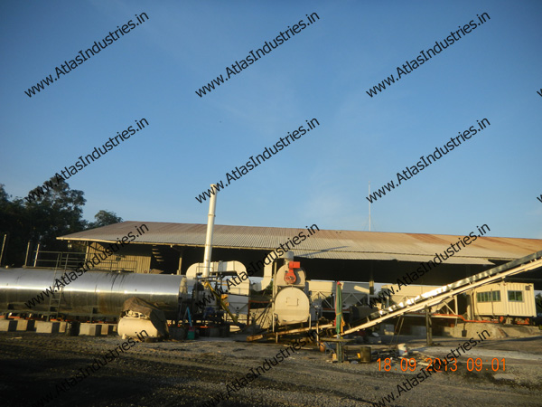 Double drum asphalt drum plant for Malaysia