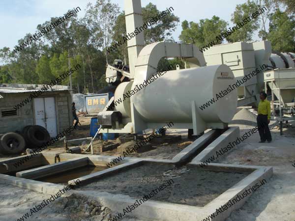 Asphalt drum mix plant installed near Bangalore, India