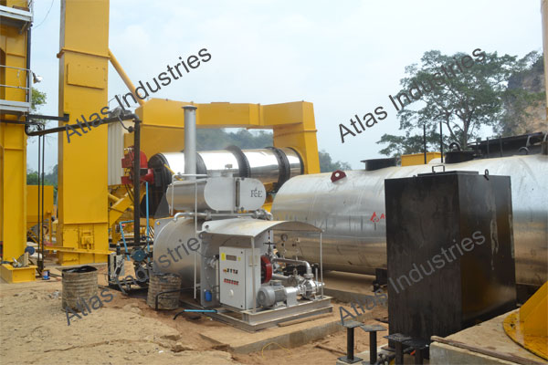 80 tph asphalt batch plant in Myanmar