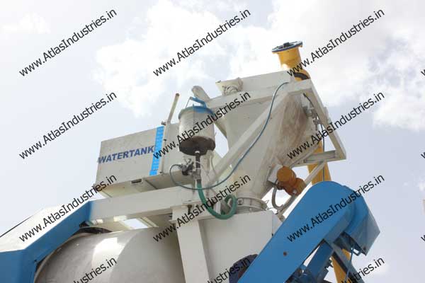 15 m3/hr. concrete mixer machine installed near Dhandhuka, India