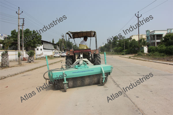 Hydraulic road sweeper for Nepal
