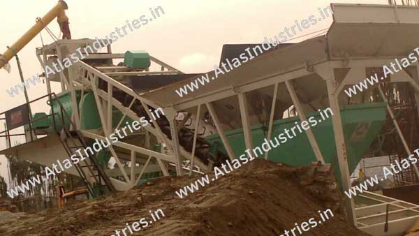 Mobile concrete plant in Bhutan