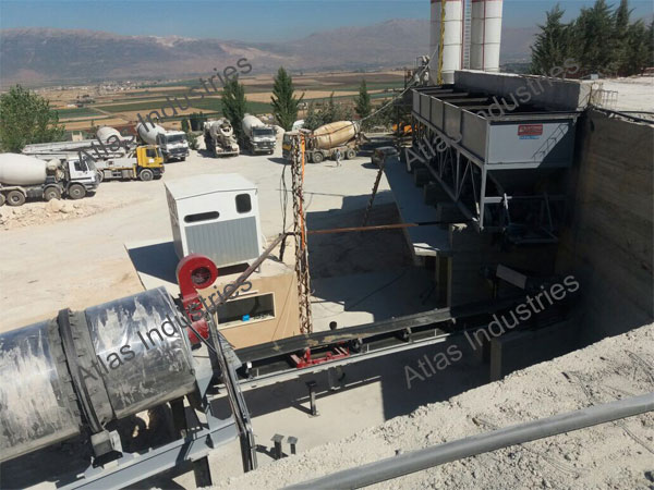 90-120 tph Asphalt drum mix plant in Lebanon