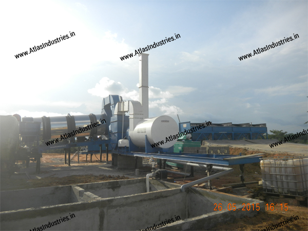 Counterflow asphalt drum mixer Ivory Coast, Africa