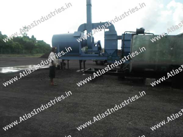 Portable asphalt drum mix plant in Samoa