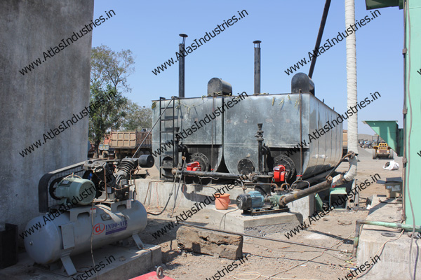 Asphalt batch plant near Ankleshwar, India