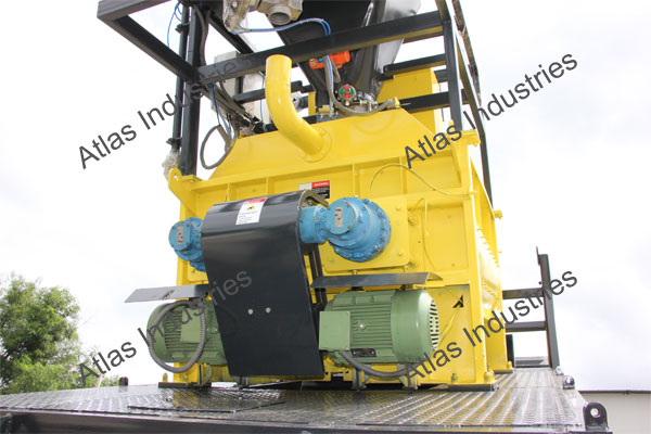 Mobile concrete plant with silo installed in India