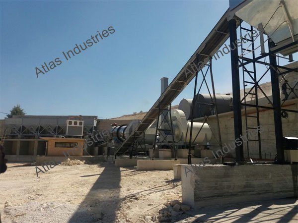 90-120 tph Asphalt drum mix plant in Lebanon