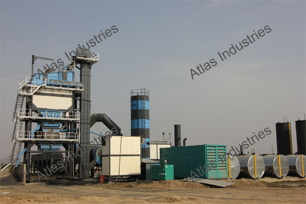 260 tph asphalt batch mix plant