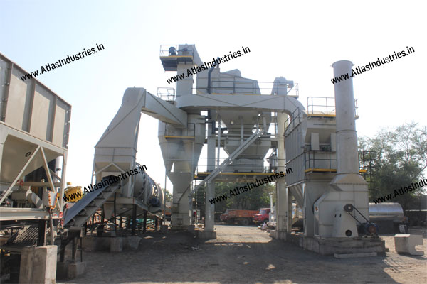 Asphalt batch mix plant, India - 160 tph