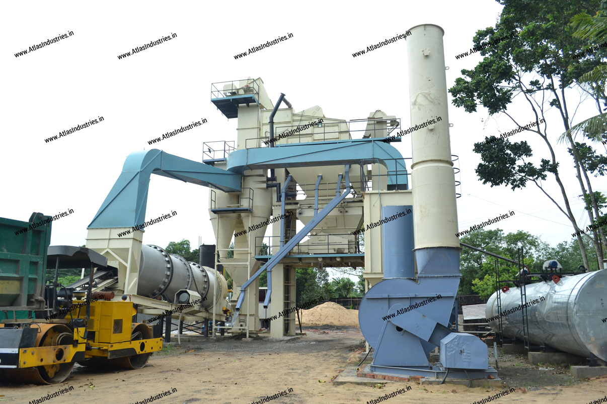 Asphalt batch plant in Kolkata, India