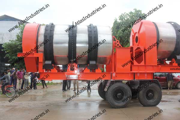 90-120 tph double drum plant for Tanzania