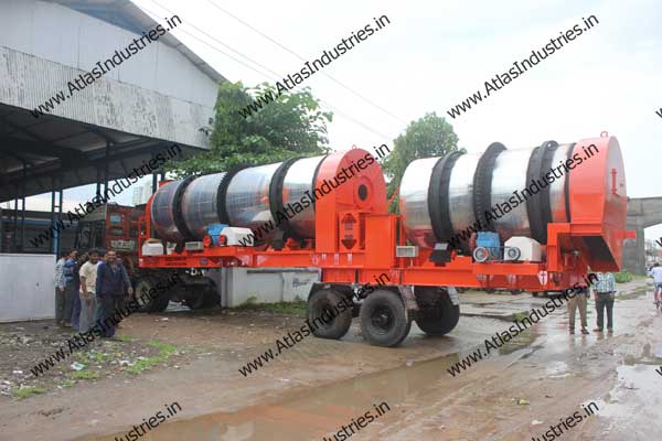 90-120 tph double drum plant for Tanzania