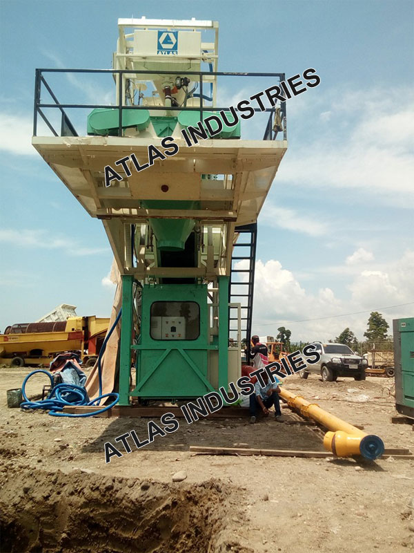 Mobile concrete plant 30 cum Philippines