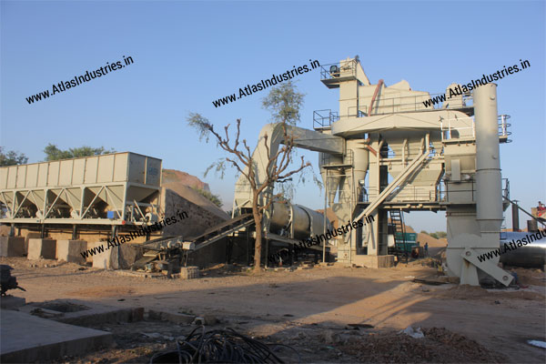 Tower asphalt plant near Degana, India