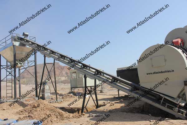 Double drum asphalt plant near Merta, Rajasthan