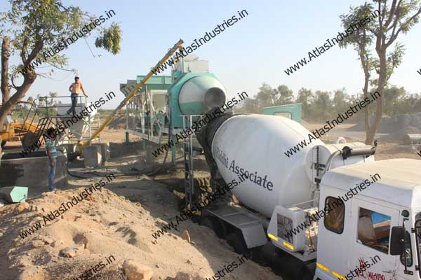 Concrete plant of capacity 20 m3/hr. installed near Mundra, Gujarat