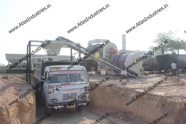 Asphalt plant near Jodhpur, India