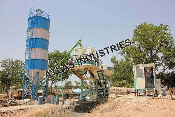 Mobile concrete mix plant in Chaapi, India