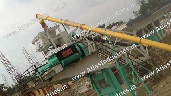 Mobile concrete plant in Bhutan