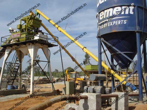 Stationary Concrete Batch Plant installed in India