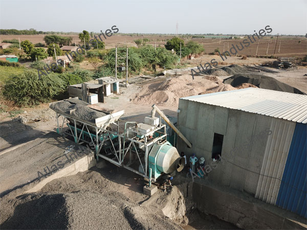 Portable Concrete Batching Plant