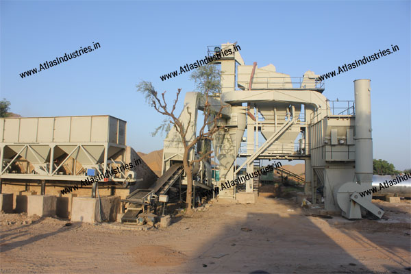 Tower asphalt plant near Degana, India