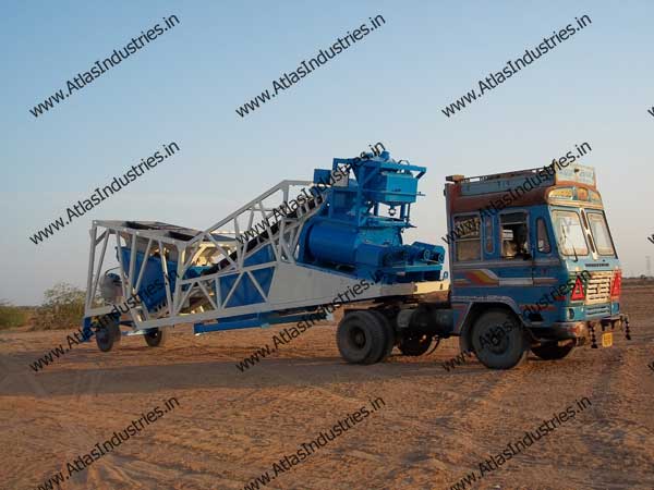 20 cum/hr. mobile RMC plant near Fategarh, Gujarat