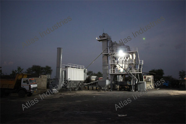 160 tph Asphalt batching mixing plant in Aurangabad, India