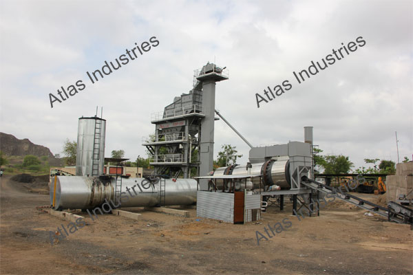 160 tph Asphalt batching mixing plant in Aurangabad, India