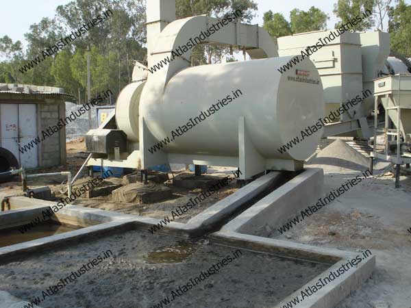 Asphalt drum mix plant installed near Bangalore, India